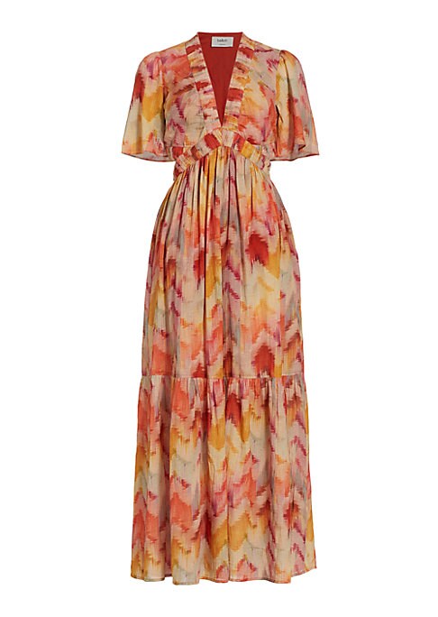 Vibrant Tiered Maxi Dress