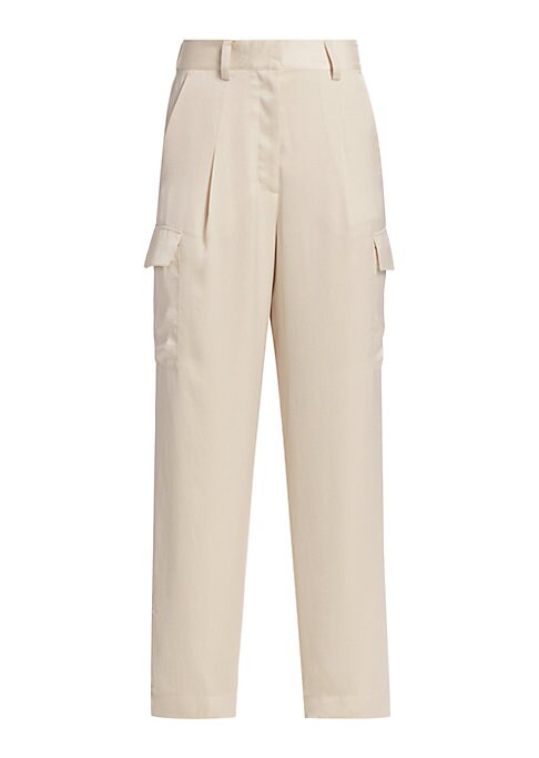 Chic Satin Straight Pants
