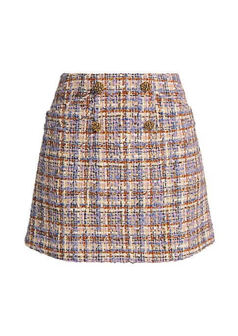 Plaid A-Line Skirt