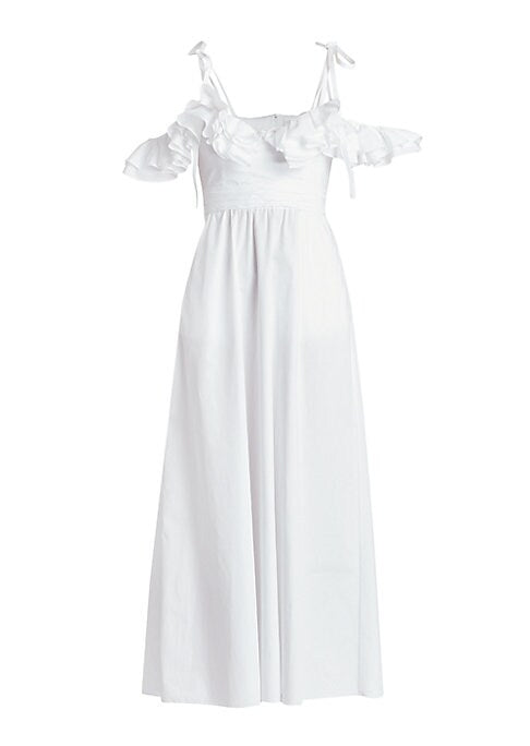 Ruffled Summer Midi Dress
