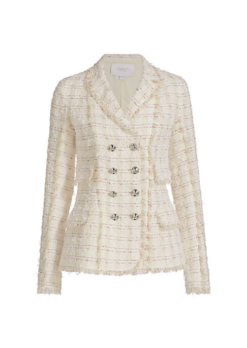 Polished Check Bouclé Blazer