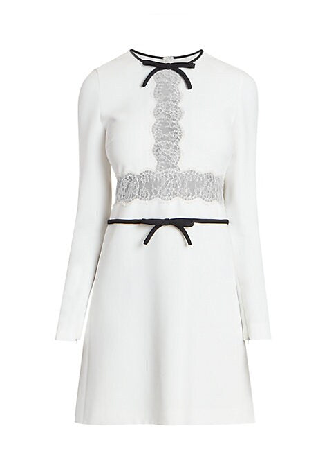 Lace Bow Minidress