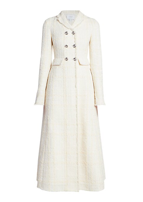 Metallic A-Line Coat
