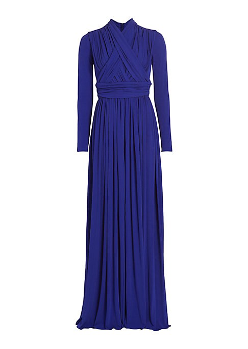 Draped Elegance Gown