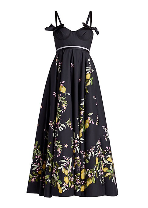 Floral Bow Maxi Dress