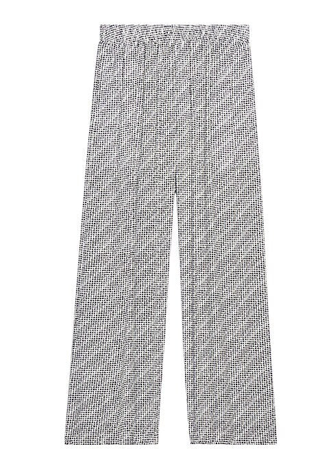 Fluid Viscose Wide Trousers