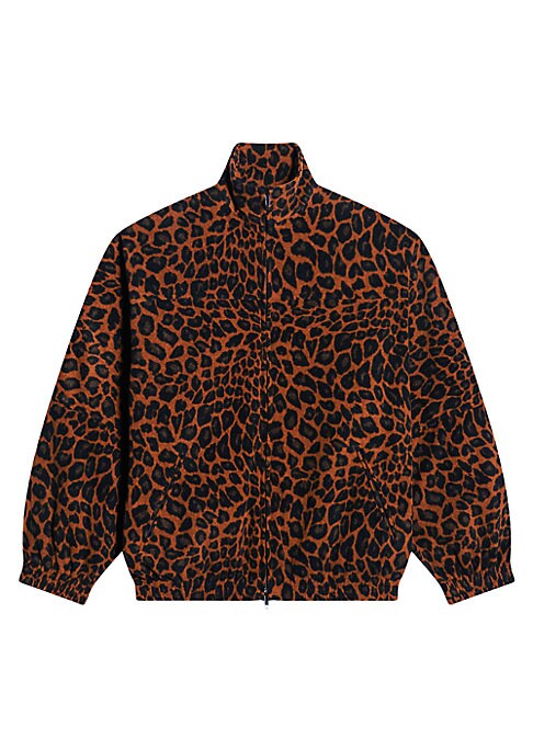 Leopard Fleece Jacket