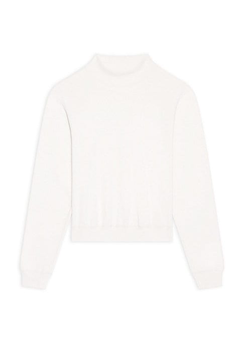 Fleece Mock Neck Pullover