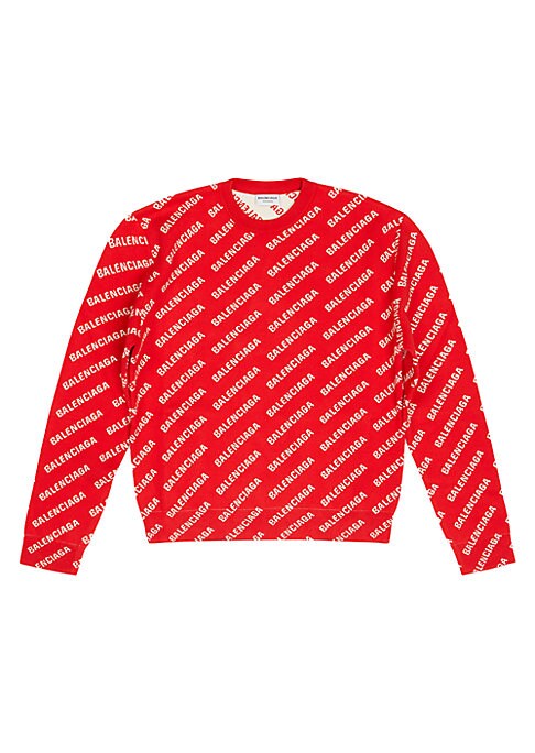 Knit Logo Crew Sweater