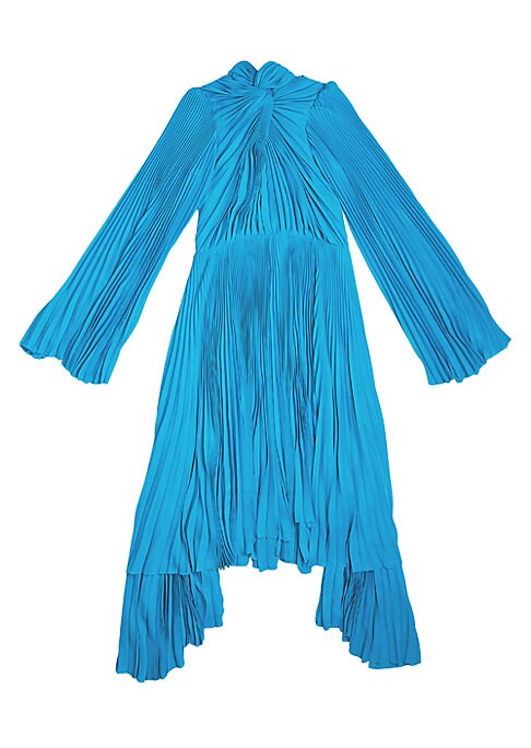 Fluid Pleat Evening Gown