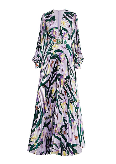 Elegant Silk Pleat Dress