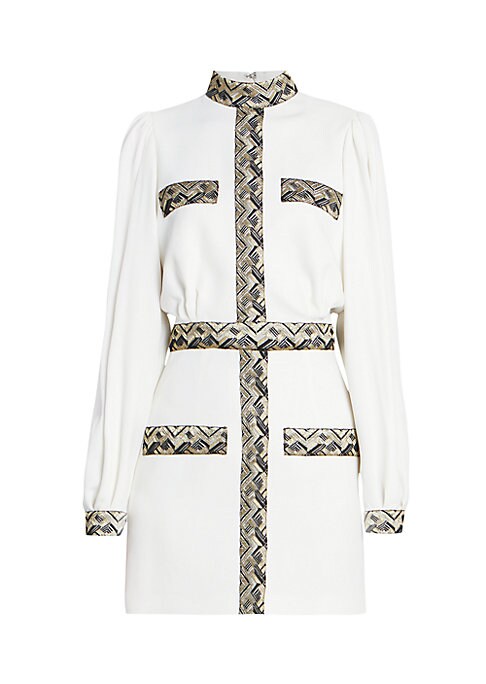 Chic Metallic Mini Dress