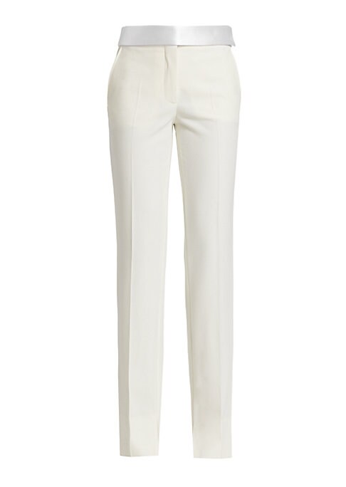 Satin Edge Slim Trousers