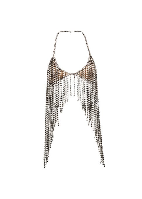 Fringe Glam Halter Top
