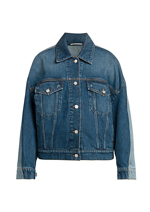 Oversized Denim Statement Jacket
