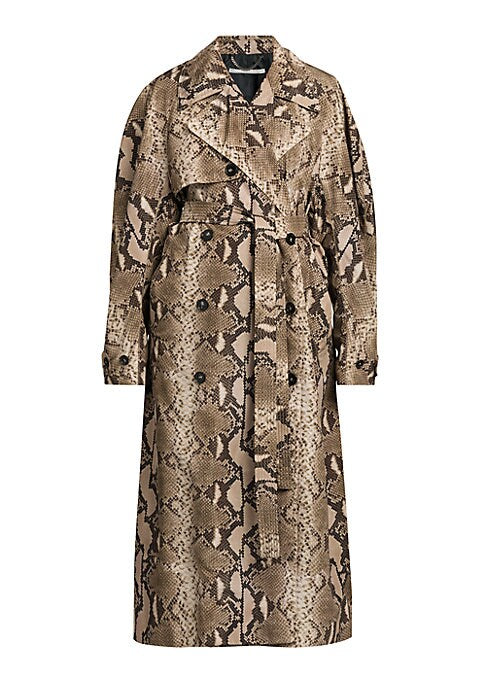 Python Print Chic Coat