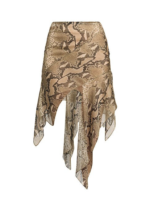 Python Print Silk Skirt