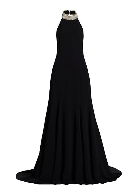 Radiant Halter Evening Dress
