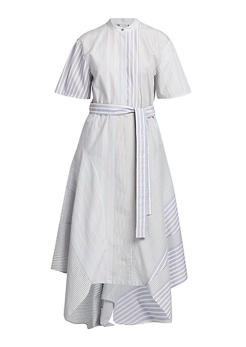 Chic Striped Midi Dress