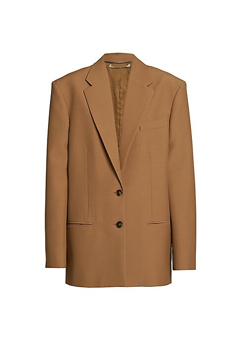 Equestrian-Inspired Wool Blazer
