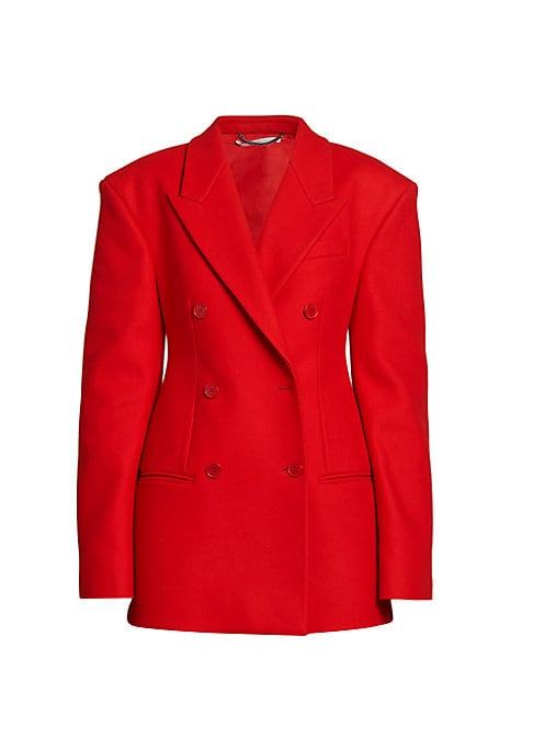 Equestrian-Inspired Oversized Blazer