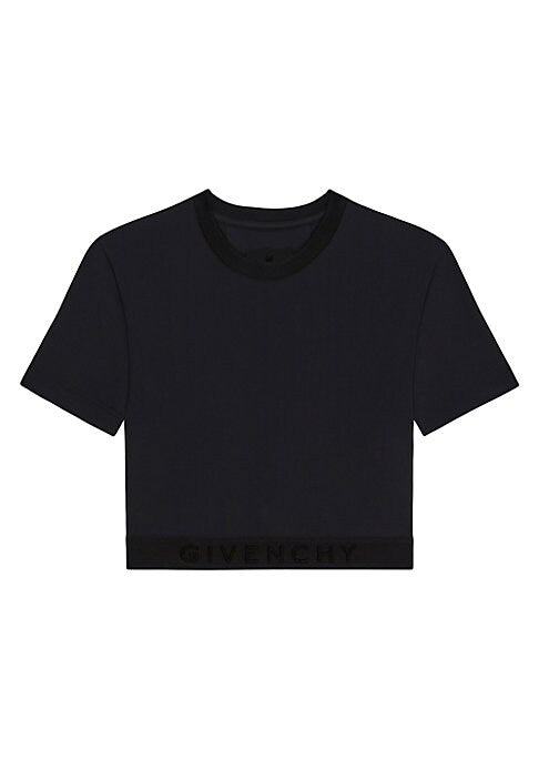 Logo Hem Crop Tee