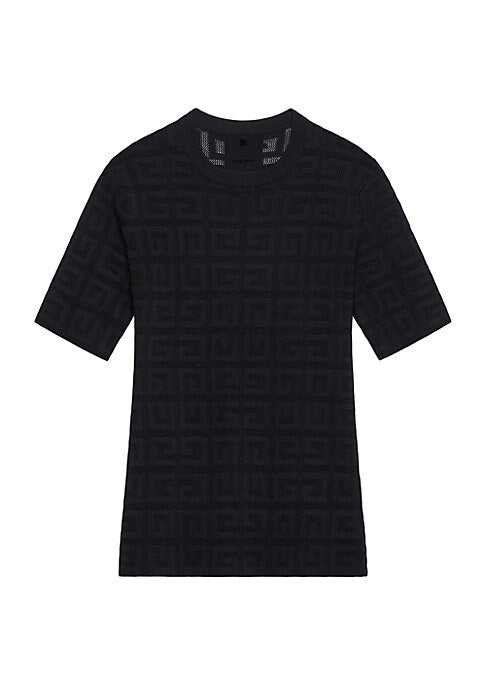 Fitted Short Sleeve Knit