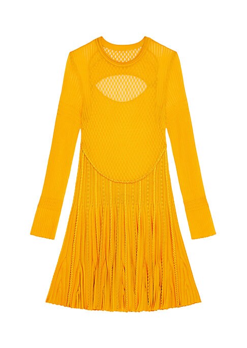 Chic Knit Pleat Dress