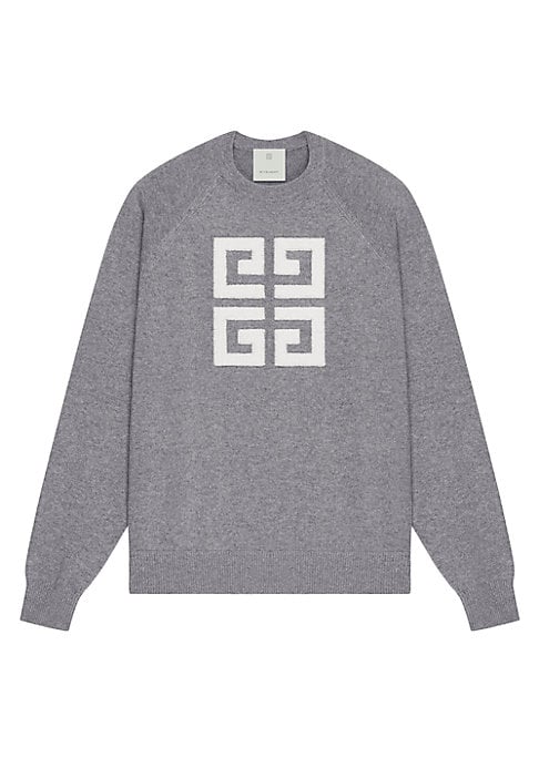 Bouclé Cashmere Crew Sweater