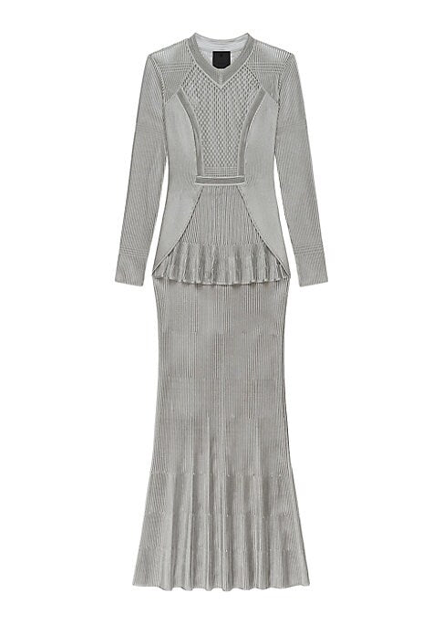 Ruffled Knit Elegance