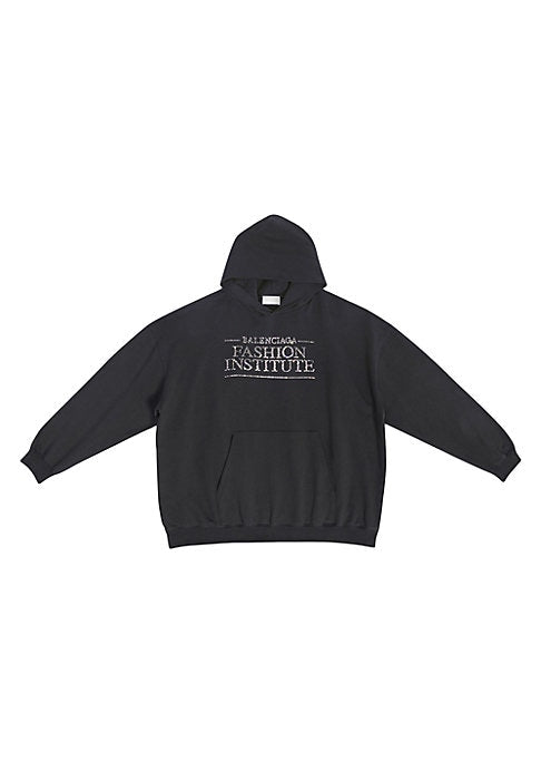 Rhinestone Fleece Hoodie