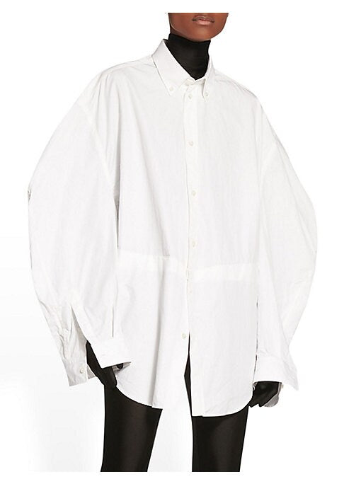 Sleek Twisted Poplin Shirt