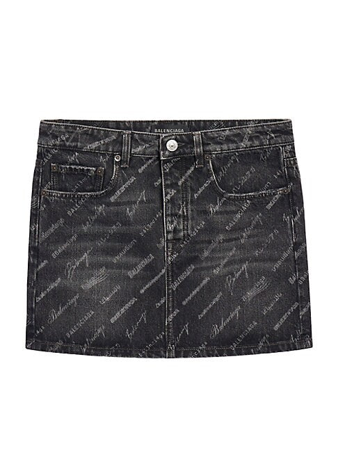 Denim Delight Mini Skirt