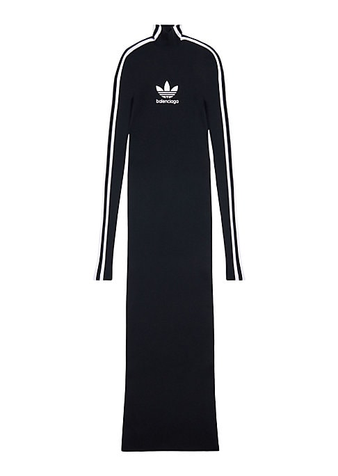 Stripes Turtleneck Dress
