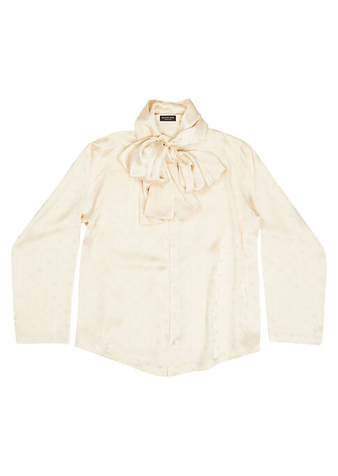 Chic Hooded Jacquard Blouse