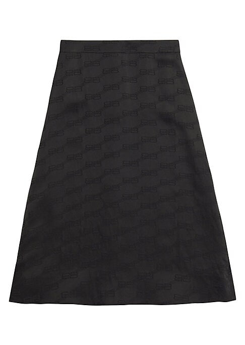 Chic A-Line Midi Skirt