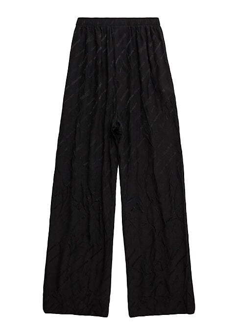 Silk Logo Pajama Trousers