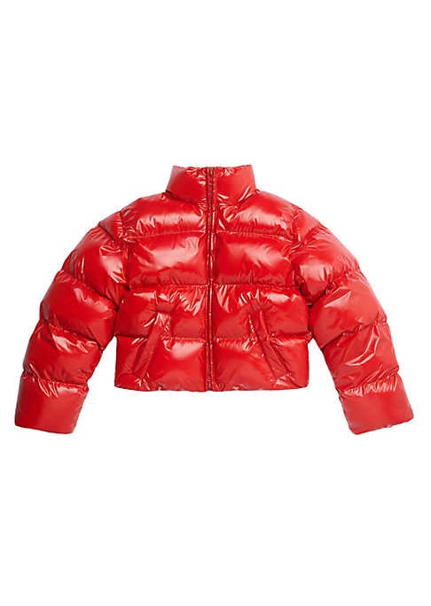 Shiny Cropped Jacket