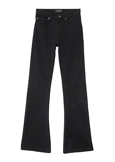 Denim Flare Trousers