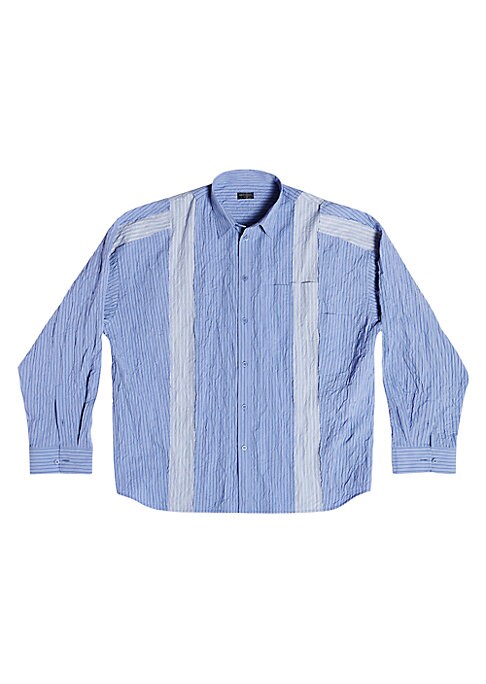 Chic Striped Oversized Top