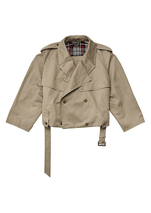 Beige Oversized Trench