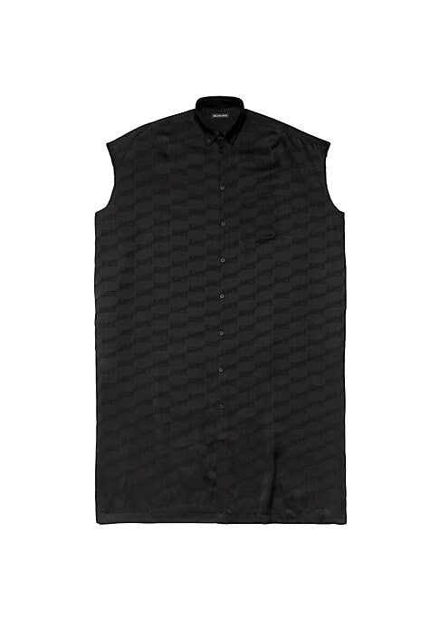 Chic Monogram Viscose Dress