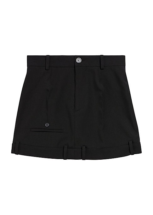 Reimagined Twill Mini Skirt