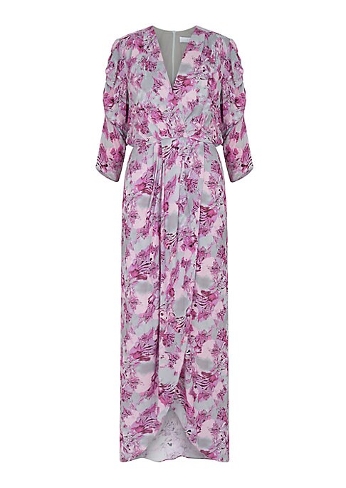 Vivid Crepe Maxi Dress