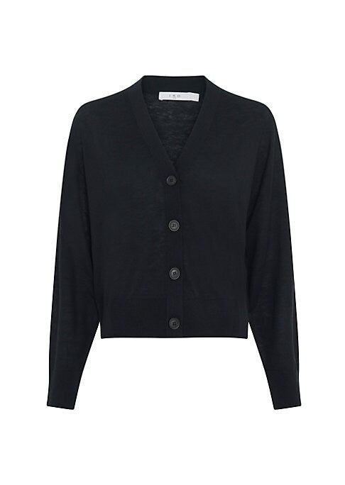Cozy V-Neck Wool Cardigan