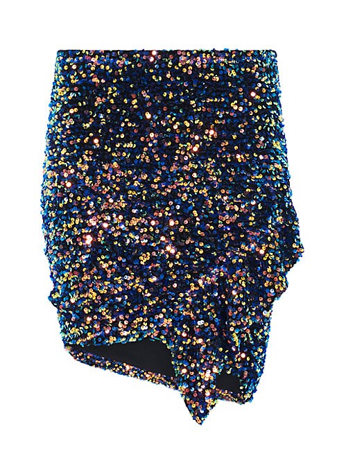 Glittery High-Waisted Skirt