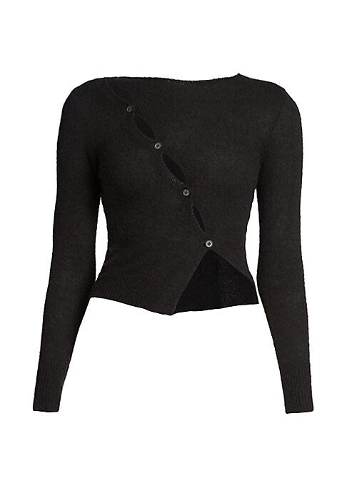 Uneven Texture Knit Sweater