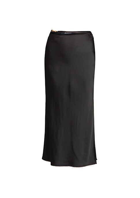 Luxe Satin Midi Skirt