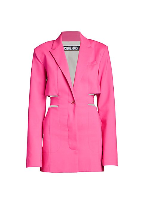 Cut-Out Blazer Dress