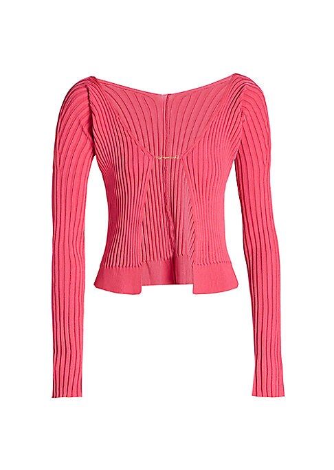 Gilded Ribbed Cardigan